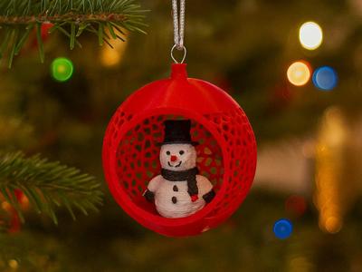 Snowman in Ornament