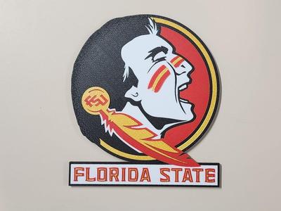 Florida State Seminoles Logo Wall Display