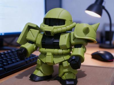 Xiaomi Gimbal 3 Zaku skin, no AMS