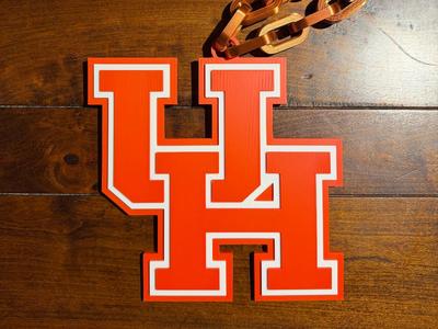 Houston Cougars Oversized Necklace Logo