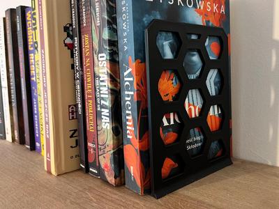 Honeycomb book end