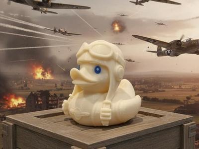 Fly Duck, Aviator Duck, Pilot Duck