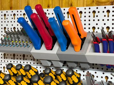Crimping Pliers Holder Element System Pegboard