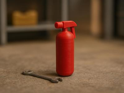 1/18 Miniature Fire Extinguisher