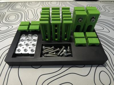 CNC Clamp Organizer for Crush-It Set