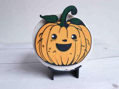 Halloween Pumpkin Toilet Paper Holder