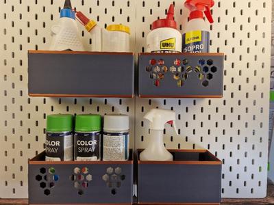 IKEA Skadis Boxen Set 03