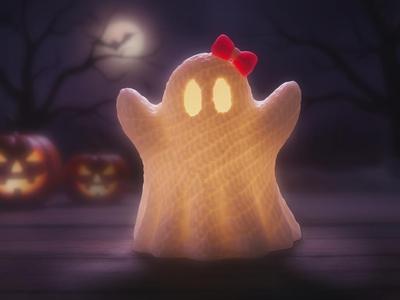 Cute Knitted Ghost 