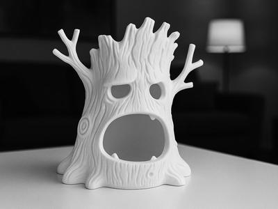 Tree Monster Tealight Candle