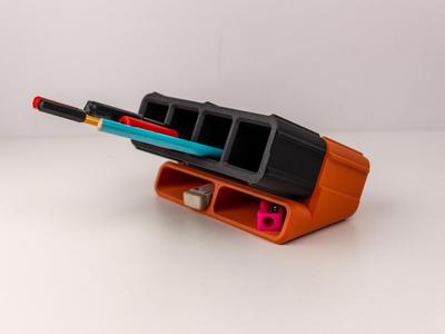 Pen Holder quadruple launcher quad
