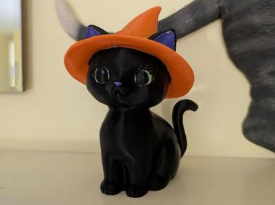 Cute Witch Cat