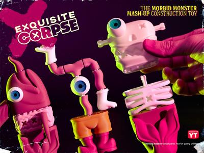 EXQUISITE CORPSE: The Morbid Monster Mash-Up Toy
