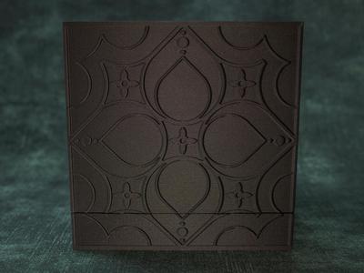 Cathedral-inspired planter with drip tray
