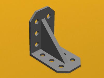 Bracket 60x60x40 with M4 Mounting Holes