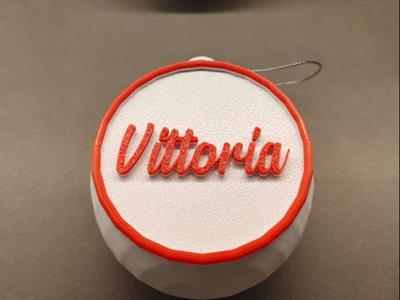 Customizable Christmas Ball