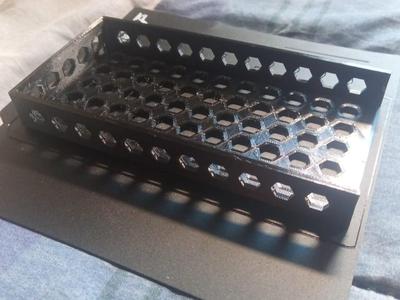 Aquarium back sump basket