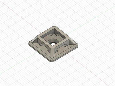 Cable Tie Pad Base Mounting cable ties