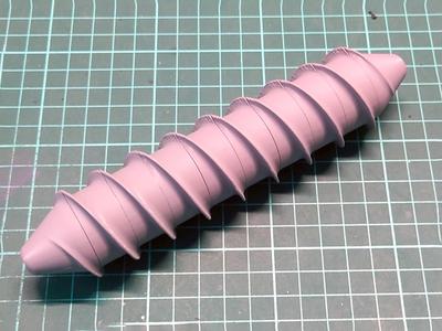 Modular screw propeller for brick vehicles