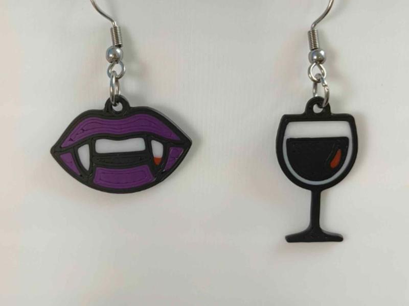 Vampire Earrings