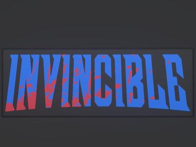 Invincible Logo Lightbox (Blue)