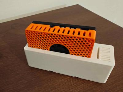 Gridfinity Raspberry Pi 4B Case + microSD Holder