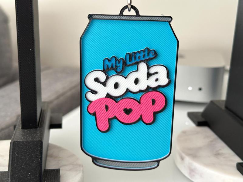My Little Soda Pop KPop Demon Hunters tag/ornament