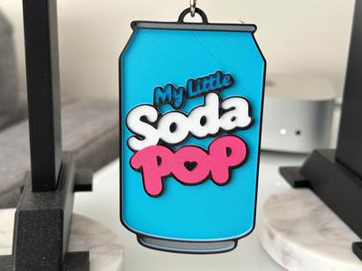 My Little Soda Pop KPop Demon Hunters tag/ornament