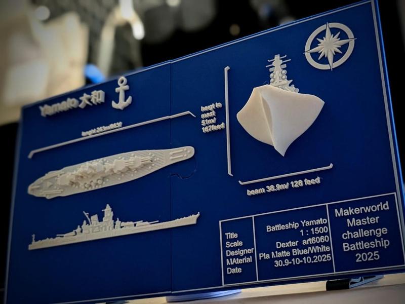 Yamato Blue Print scale 1:1500