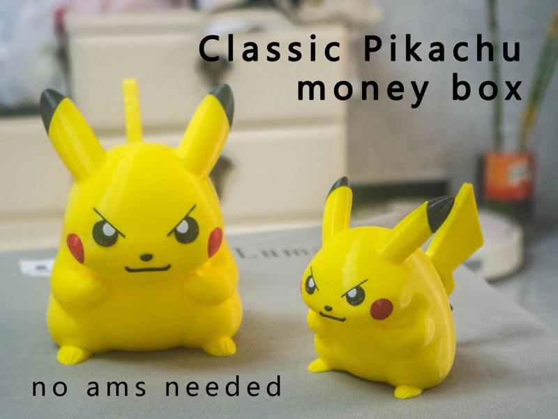 Classic Pikachu money box