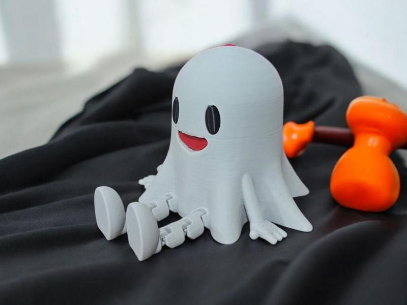 Articulated Halloween Ghost - Multiparts