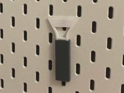 Bambu Bed Scraper Holder for Ikea Skadis