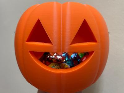 Calabaza Halloween caramelos