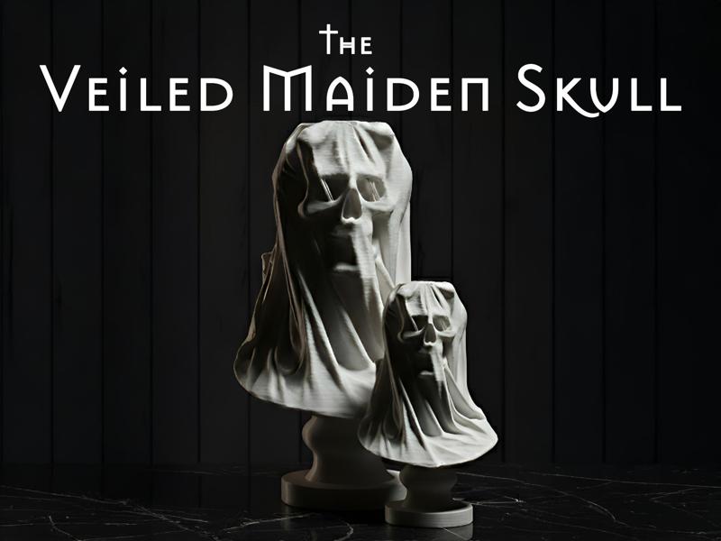 Veiled Maiden Skull - Bust