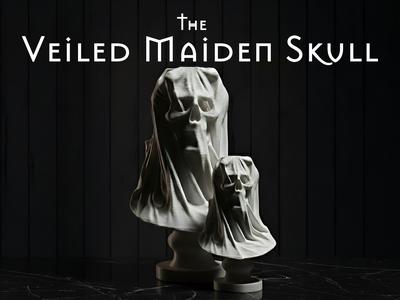 Veiled Maiden Skull - Bust
