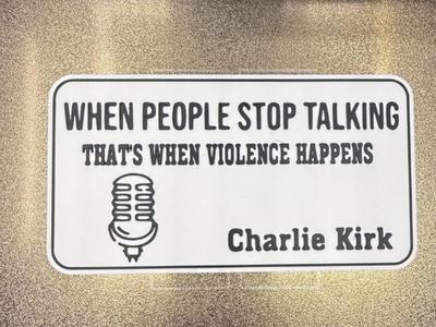 WHEN PEOPLE STOP TALKING, THAT'S WHEN VIOLENCE 