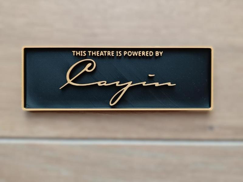 Plaque logo Cayin