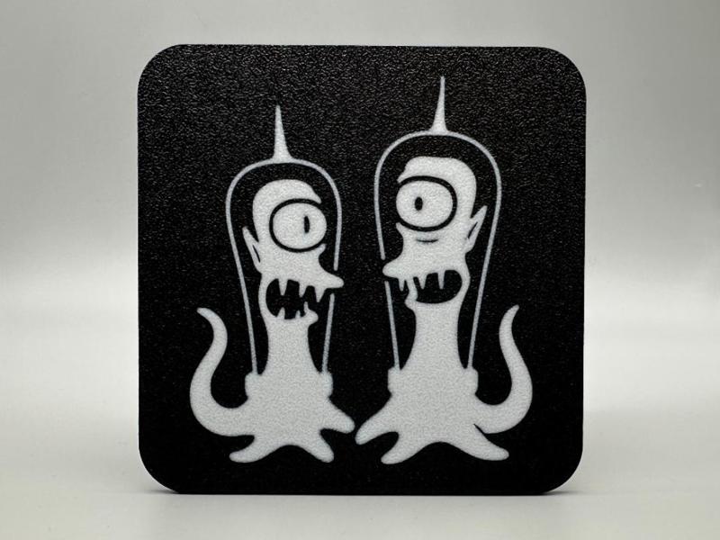 Simpsons Coaster Kang and Kodos