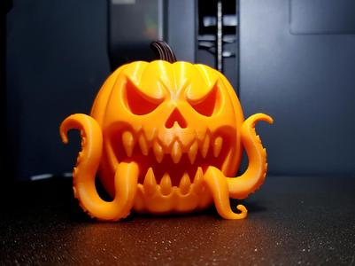 Spooky Pumpkin Tentacle Pumpkin