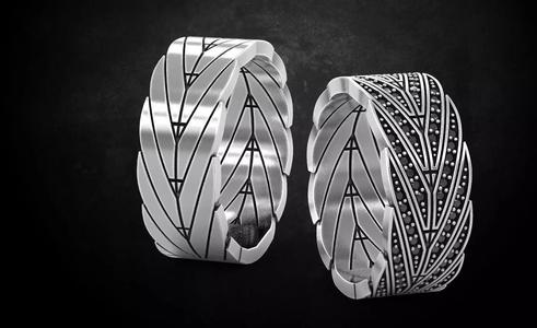 Stylish rings of two kinds with and without stones 262