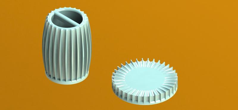 brush and soap holder