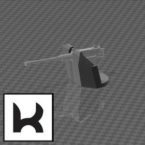 GUN FOR PICKUP TRUCK HOOD MODEL #2