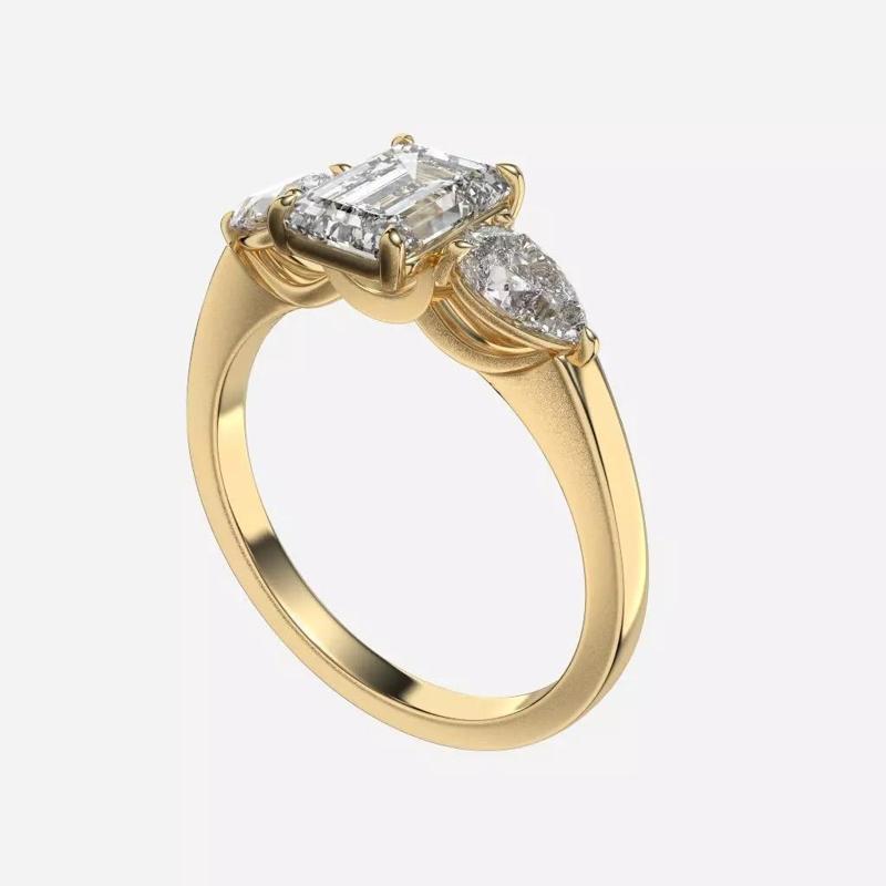 Three Stone Engagement ring