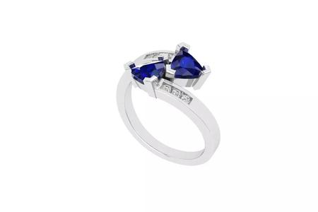 Trillion Stone Ring