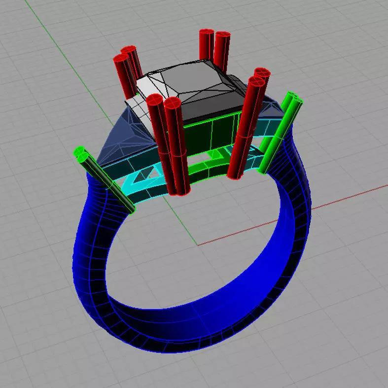Trilogy princess and trillant  Trilogy diamanti triangolari