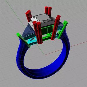 Trilogy princess and trillant  Trilogy diamanti triangolari