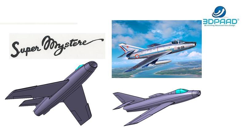 3DPAAD - Dassault Super Mystere B2 - SMB2