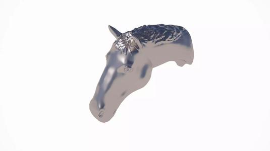 Horse Head Mantel