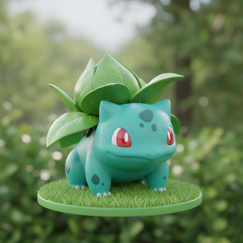 Pokeman Anime Bulbasaur Figure STL File