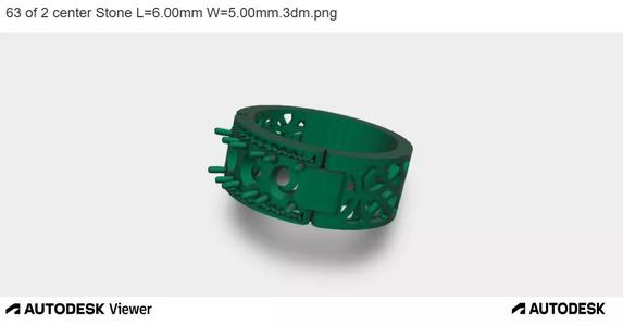 Titan Wide Band with Triple Center Stone