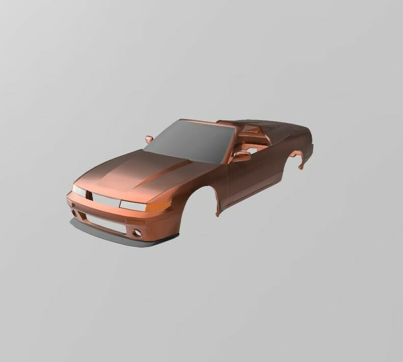 NISSAN SILEIGHTY S13 SPEEDSTER 1:24 & 1:25 SCALE